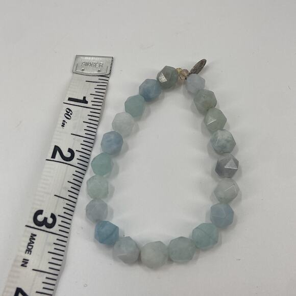 Stone beaded stretchy bracelet - Picture 5 of 5